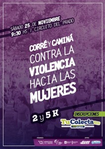 corre y camina contra la violencia hacia las mujeres 2017